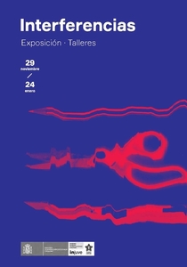 Portada folleto Interferencias - Exposición Talleres