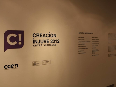 Cartel de la Exposición Artes Visuales Injuve 2012