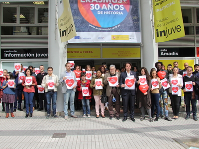  Acciones institucionales - Acción visibilización No Hate 21 de marzo en el Injuve