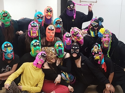 Chochopower, taller gratuito dirigido por May Pulgarin de diseño y creación de máscaras