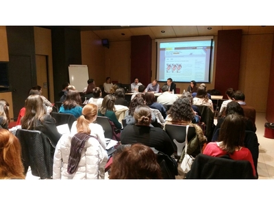 Participantes en la primera sesión formativa en Madrid el martes 23 de febrero de 2016