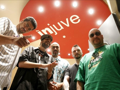 Representantes de la escena del hip-hop en el Injuve