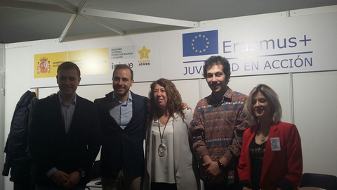 Stand del Injuve en el Salón Europeo del Estudiante 2018
