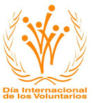 Logo del Día Internacional de los Voluntarios