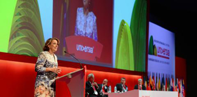 La Secretaria General Iberoamericana, Rebeca Grynspan, interviene en el Encuentr