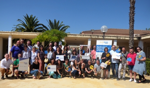 Grupo de participantes del Encuentro Eurodesk España 2019