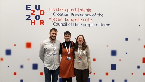 Representantes de Injuve y el CJE en la Conferencia Europea de Juventud en Zagreb