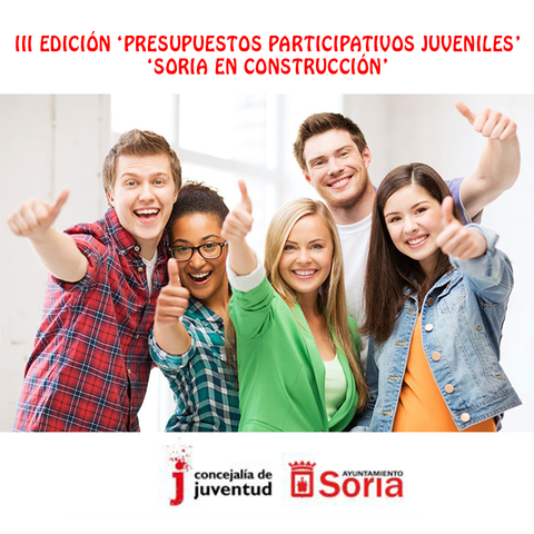 III Edición: Presupuestos participativos juveniles "Soria en Construcción".