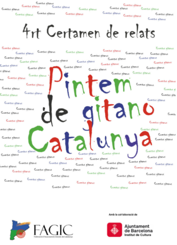 Cartel 4º Concurso de cuentos “Pintemos de Gitano Cataluña”