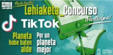 Imagen Vitoria-Gasteiz Por un planeta mejor - Certamen de TikTok