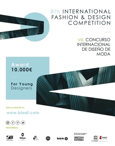 Logo convocatoria VIII Concurso Internacional de Diseño de Moda de BIAAF