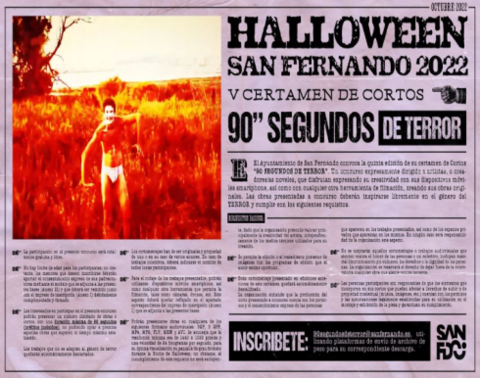 Imagen V Certamen de Cortos "90 segundos de terror Halloween 2022"