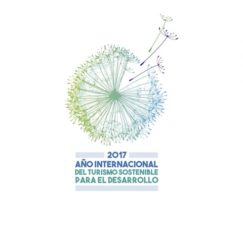 Logo ganador en el concurso sobre el Año Internacional de Turismo Sostenible para el desarrollo