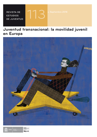 Portada de la Revista de Estudios de Juventud 113. Juventud transnacional: la movilidad juvenil en Europa