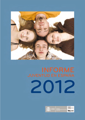 Portada del Informe de la Juventud de España 2012