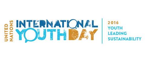 Logo Día Internacional de la Juventud 2016