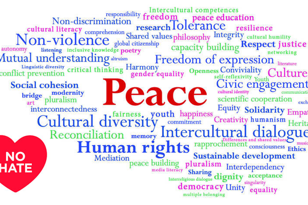 Mosaico por la Paz, Unesco y No Hate