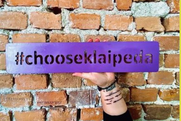Lema de la capital europea de la juventud: ChooseKlaipeda