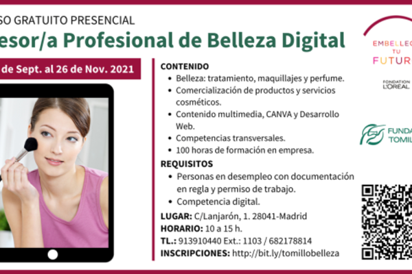 Imagen Curso Asesor/a Profesional de Belleza Digital