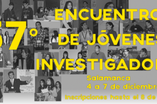 Cartel del Encuentro de Jóvenes Investigadores organizado por INICE