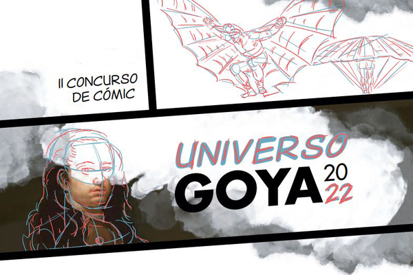 Cartel del II Concurso de Cómic Universo Goya