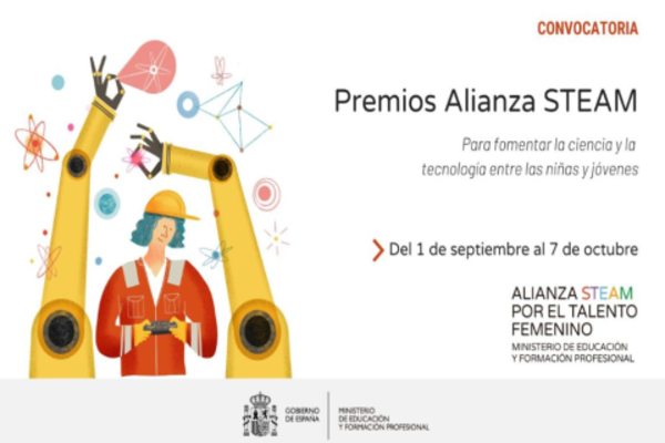 Imagen Premios "Alianza STEAM por el talento femenino, Niñas en pie de ciencia" 2022