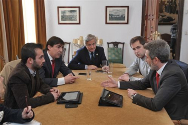 Reunión en el Ayuntamiento de Málaga. FOTO: EUROPA PRESS