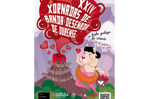Cartel de las XXIV Xornadas de Banda Deseñada de Ourense