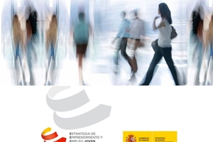Cartel de la campaña sobre la Estrategia de Emprendimiento y Empleo Joven
