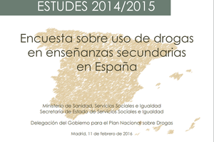 Presentación Encuesta sobre uso de drogas en ensañanzas secuendarias en España