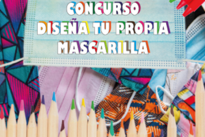 Cartel del Certamen diseño de mascarilla 2021 de Collado Villalba
