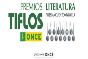 Cartel de los Premios Tiflos de Literatura: Poesía, Cuento y Novela