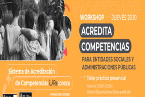 Imagen Workshop - Acredita competencias para entidades sociales y administraciones públicas