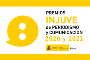 Logo de los Premios Injuve de Periodismo y Comunicación 2020 y 2021