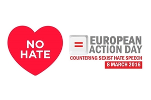 Acción Campaña No Hate 8 de marzo