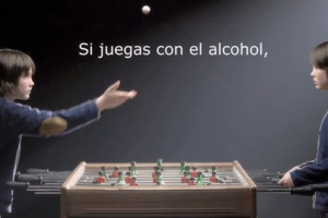 Imagen del video de la Campaña para la prevención de consumo de alcohol