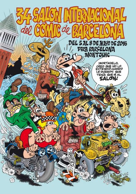 34 Salón Internacional del Cómic de Barcelona - cartel