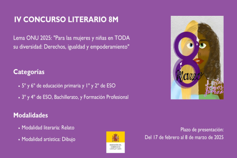 Imagen IV Concurso Literario 8M