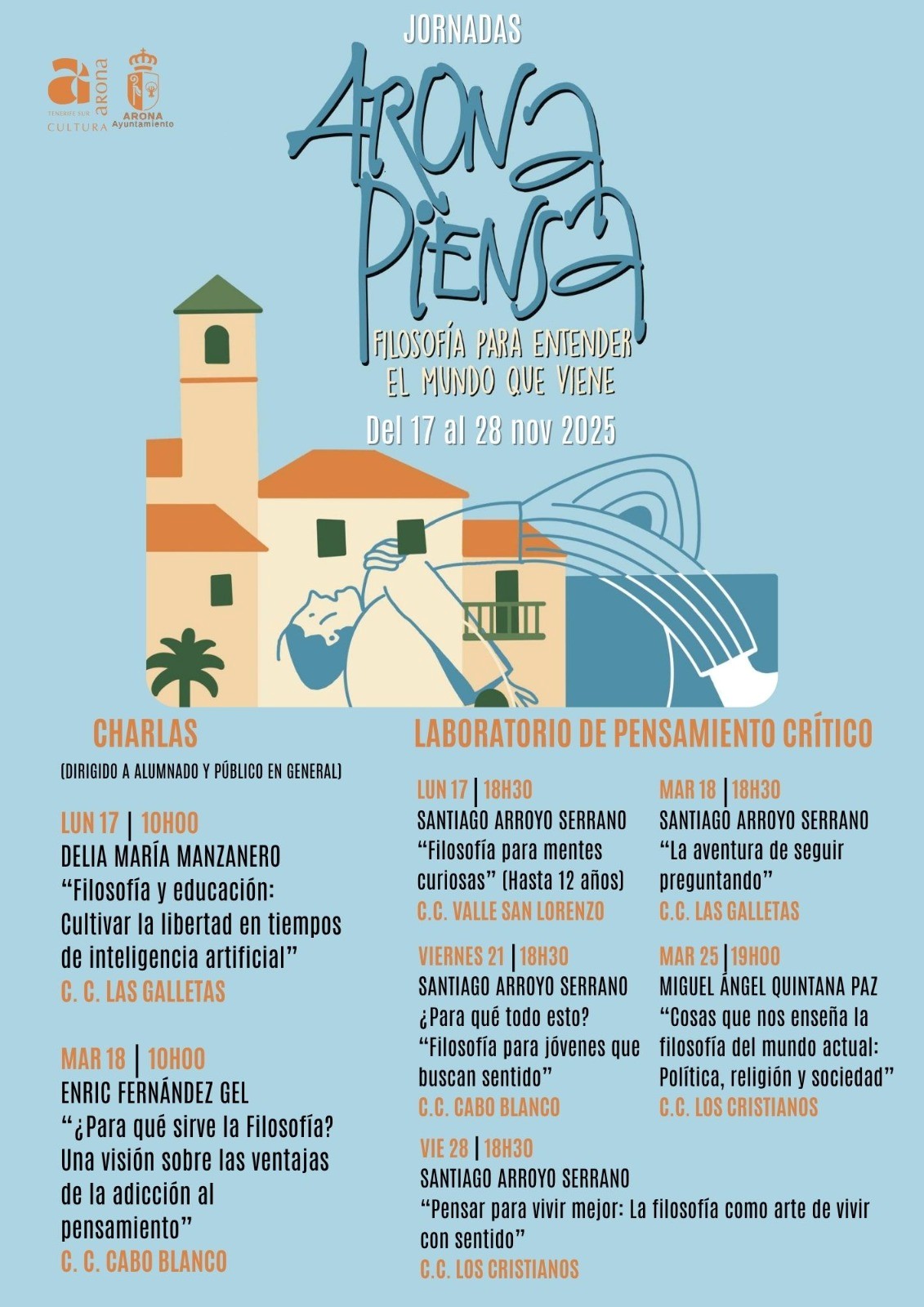 Arona piensa. Programa de charlas