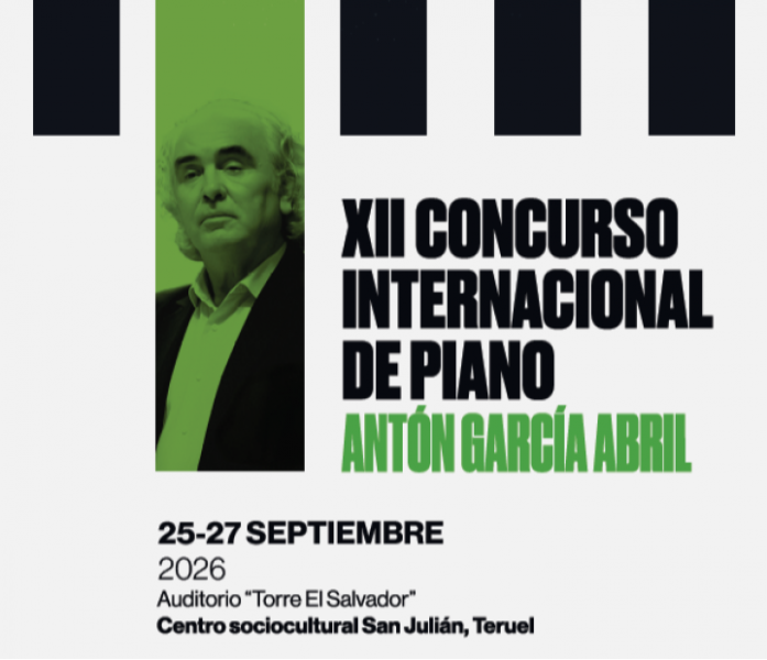 XII Concurso Internacional de Piano "Antón García Abril"