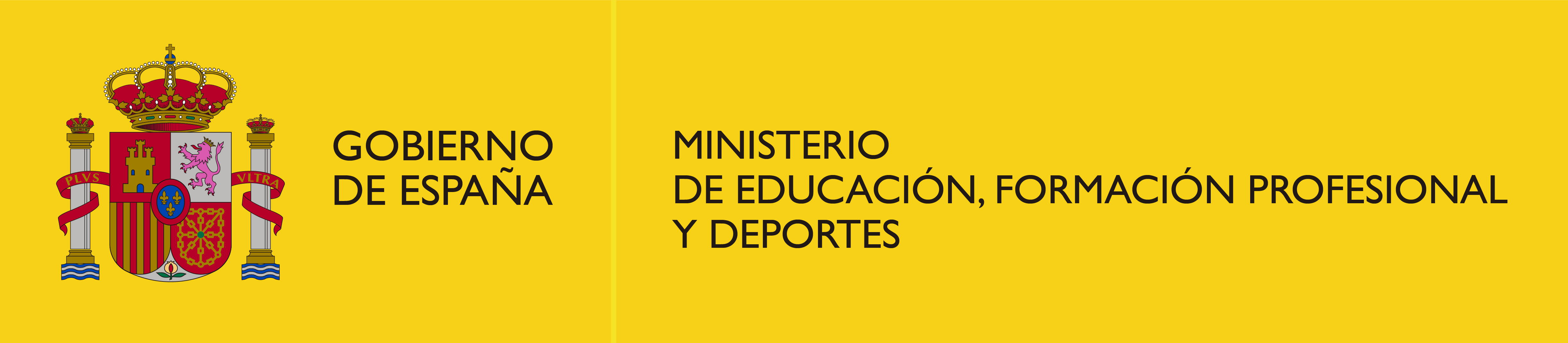 Gobierno de España Ministerio de Educación, Formación Profesional y Deportes