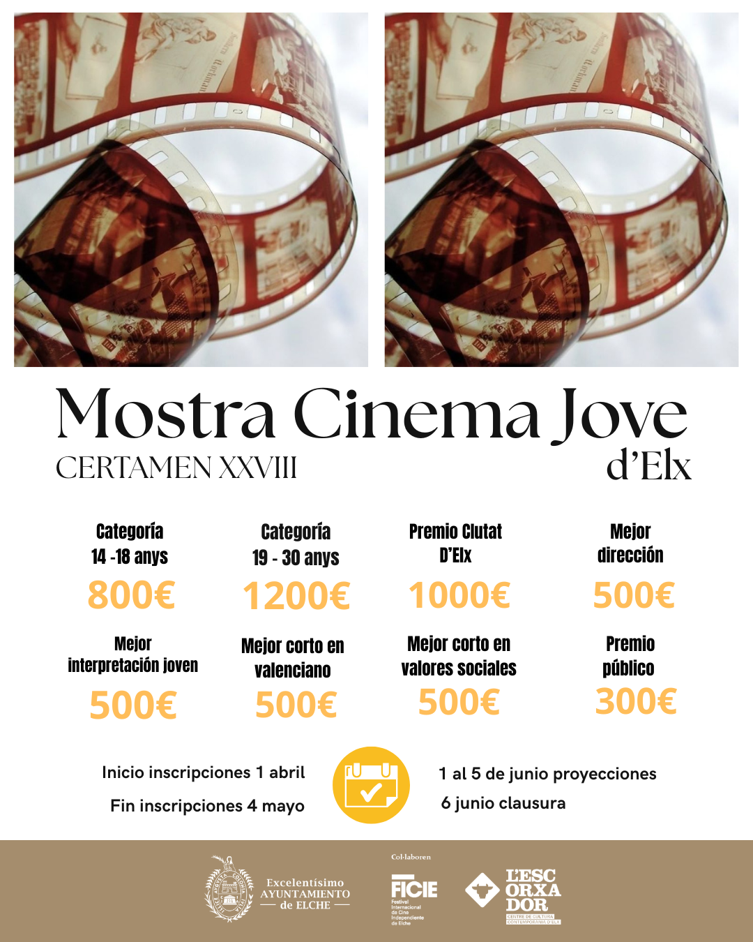 Mostra de Cinema Jove Certamen XXVIII