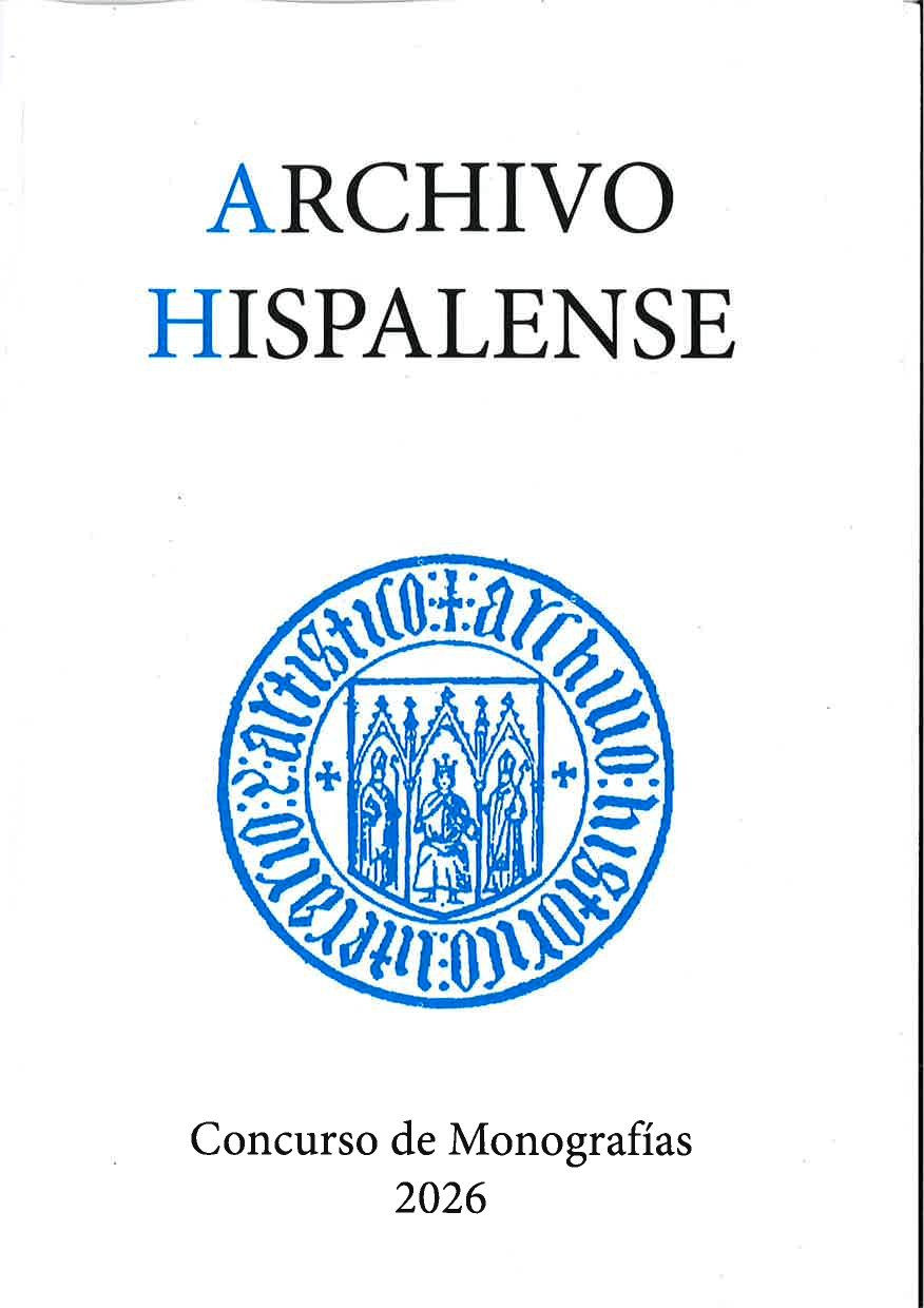 Archivo Hispalense Concurso de Monografías 2026