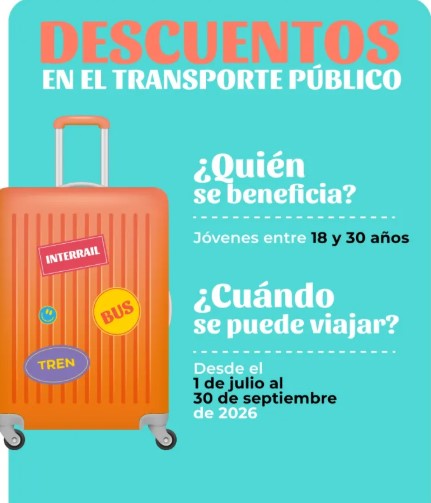 Descuentos en el Transporte Público - Verano Joven