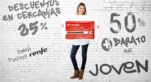 Tarjeta Renfe Joven 50