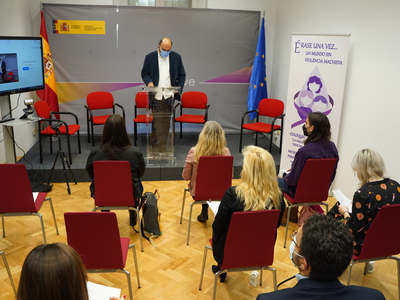 Luis Caballero durante la presentación de las Jornadas