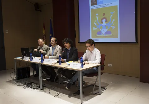 El secretario de Estado de Servicios Sociales e Igualdad, Mario Garcés, abrió el acto de presentación.