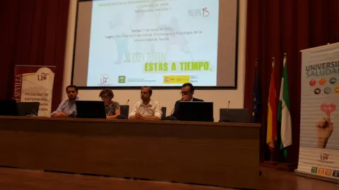 Acto institucional de la jornada PrevenT en la Universidad de Sevilla