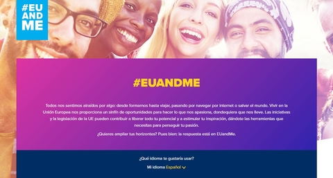 Imagen web de la campaña #EUandMe
