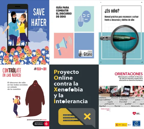 Portadas de distintos materiales y recursos de utilidad
